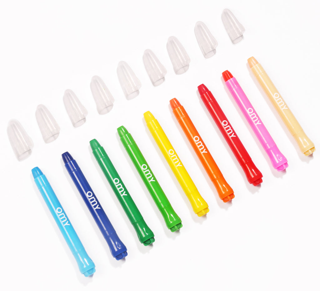 Set van 9 Coloring Tools - Gel Crayons