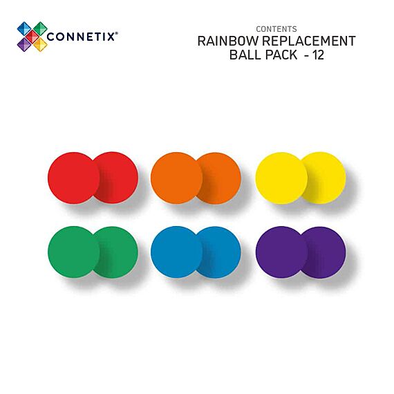 Extra ballen Rainbow Ball Pack | 12 Stuks