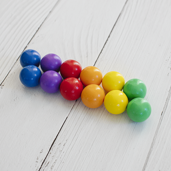 Extra ballen Rainbow Ball Pack | 12 Stuks