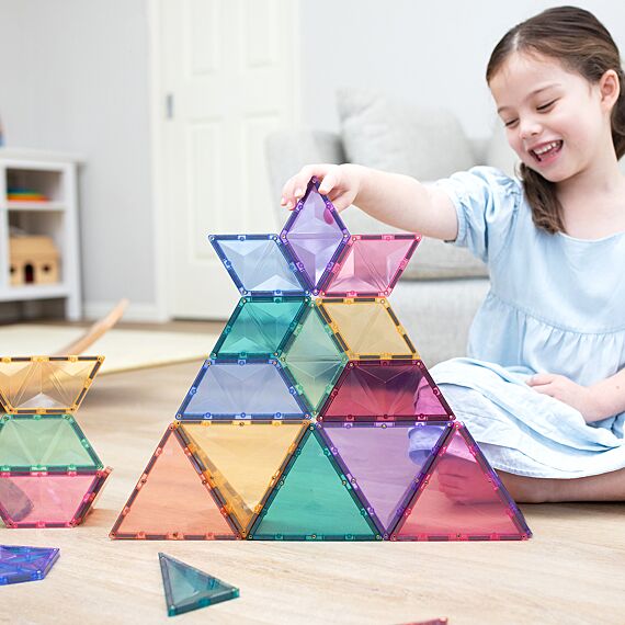 Magnetisch Bouwspeelgoed Pastel Shape Expansion Pack | Set van 48