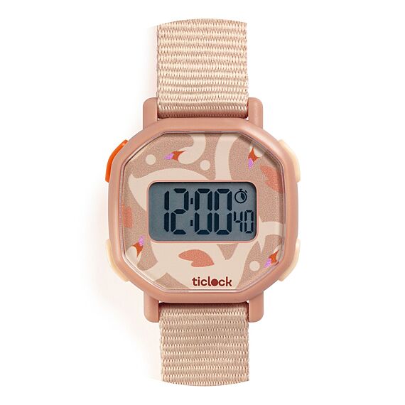 Digitaal Horloge Ticlock | Poetic Swans