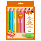 8 large WAX CRAYONS