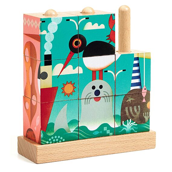 Houten Stapelpuzzel | Puzz-Up Sea