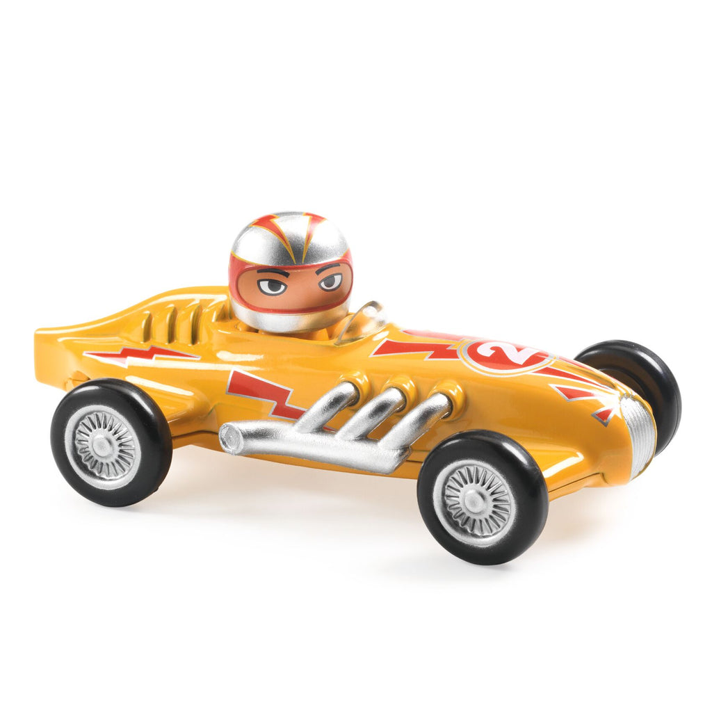 Crazy Motors raceauto - Yellow Super Speed