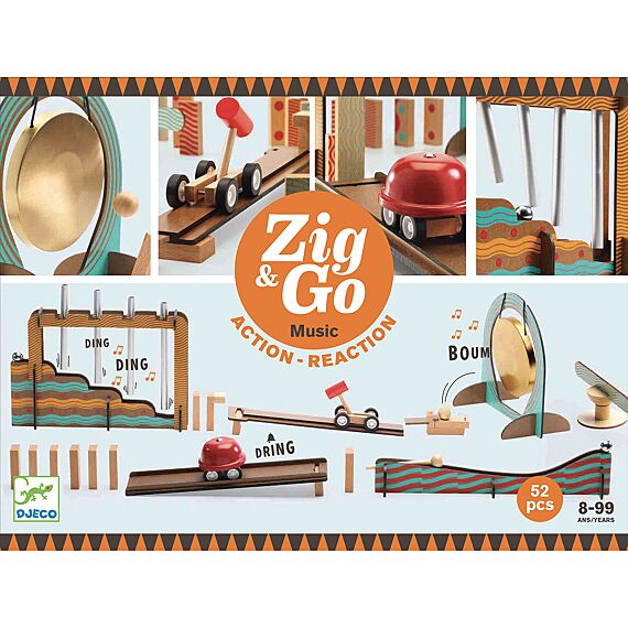 Behendigheidsspel Zig & Go Music | Set Van 52