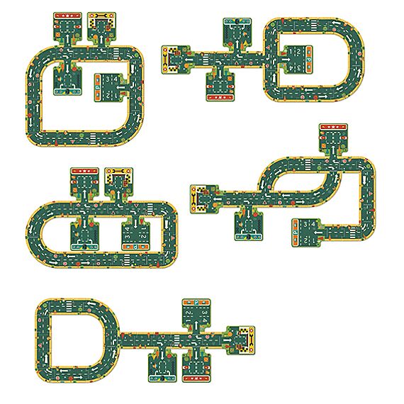 Puzzel Autobaan - 21 Stukken