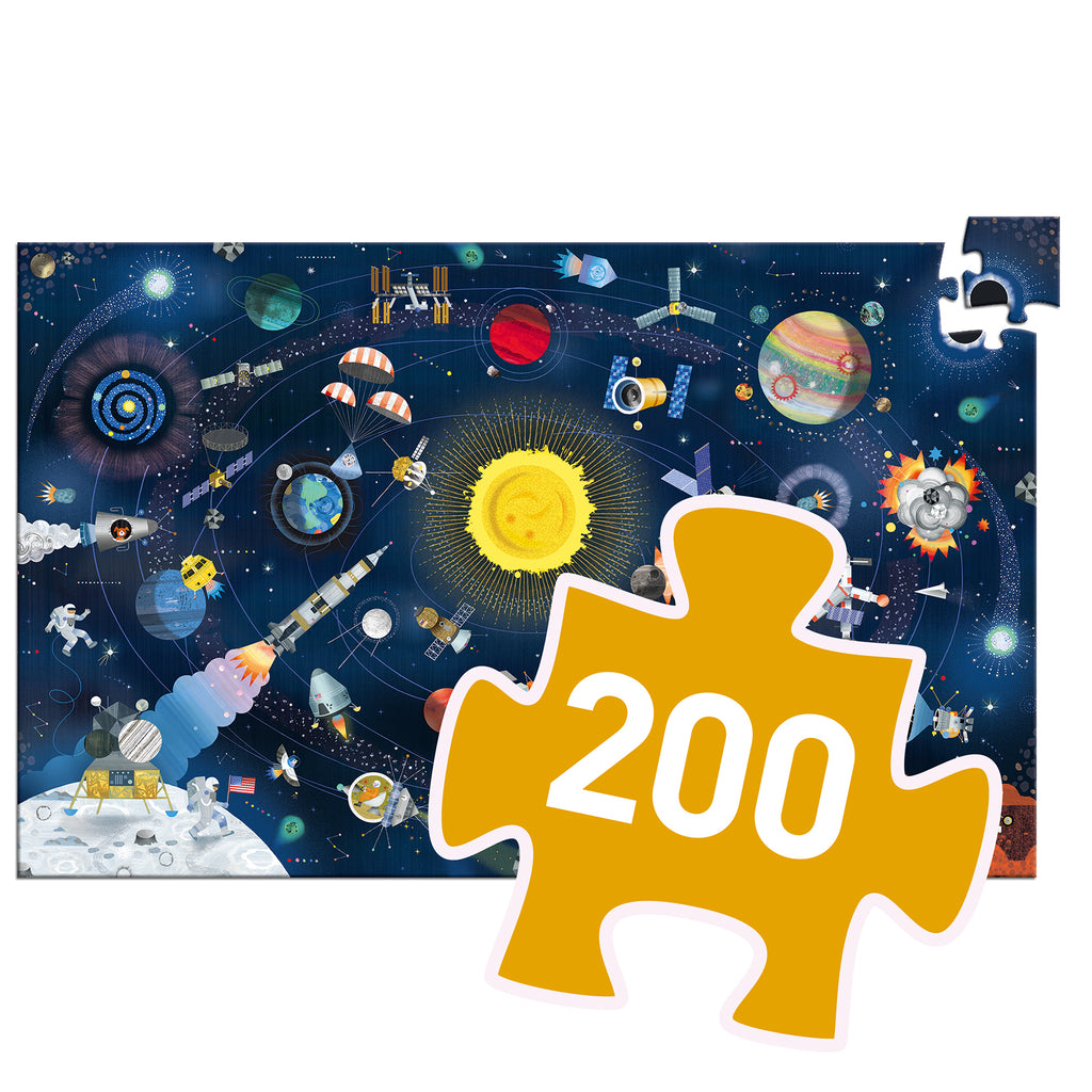 Observatiepuzzel De Ruimte - 200 stukjes + boekje