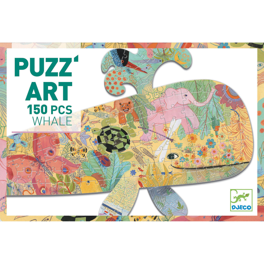 Silhouetpuzzel Puzz'Art Whale - 150 stukjes