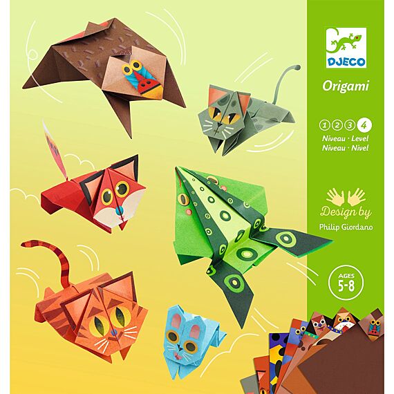 Knutselset Origami | Springende Dieren