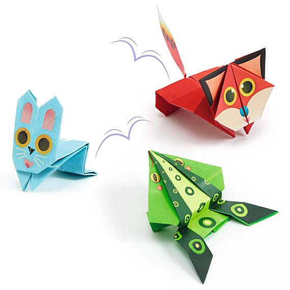 Knutselset Origami | Springende Dieren