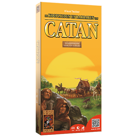 Catan: Uitbreiding Kooplieden & Barbaren 5/6 Spelers - 999 Games