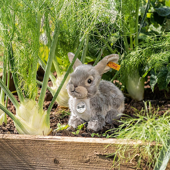 Knuffel Konijn Dormili Rabbit Knuffel Light Grey - 21 cm