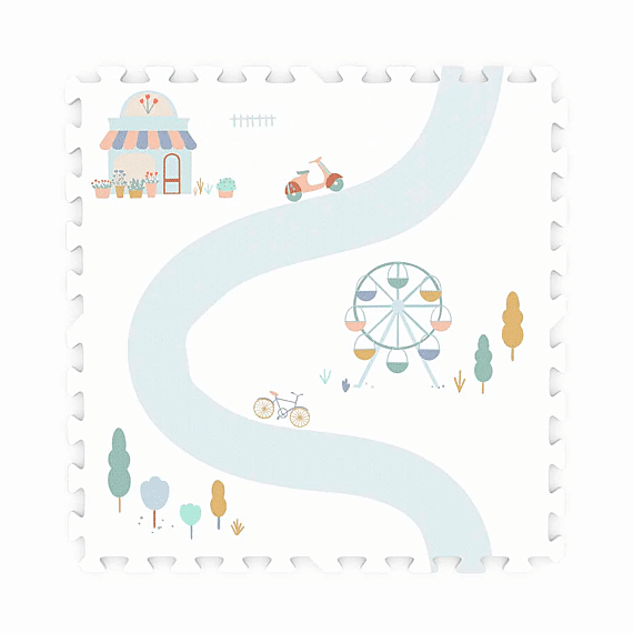 Play&Go Puzzelmat Eevaa | Village / Terrazzo