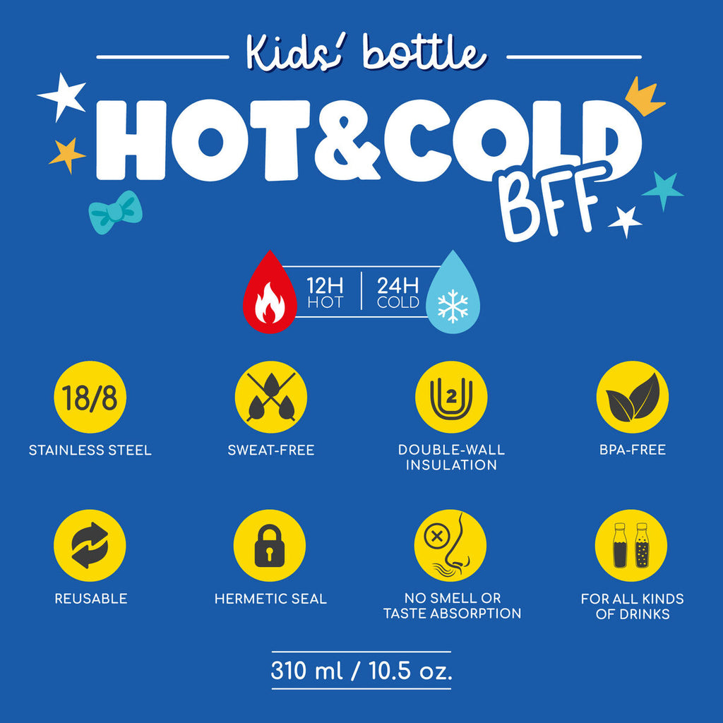 Isothermische drinkfles Hot&Cold Bff Kids’ Vacuum Bottle Penguin - 310 ml