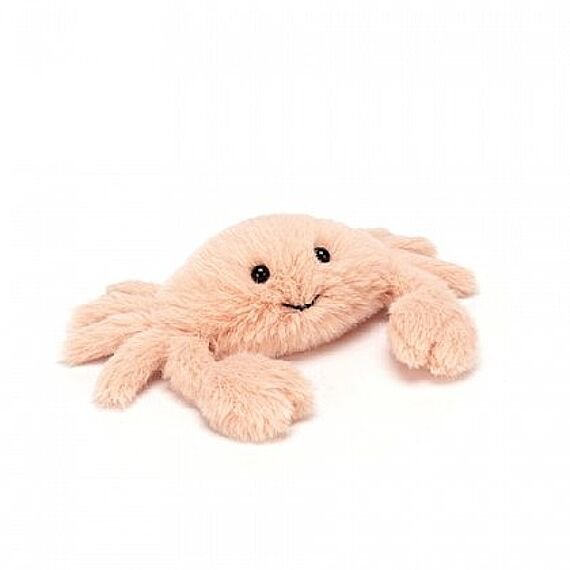 Knuffel Fluffy Krab - 9 cm