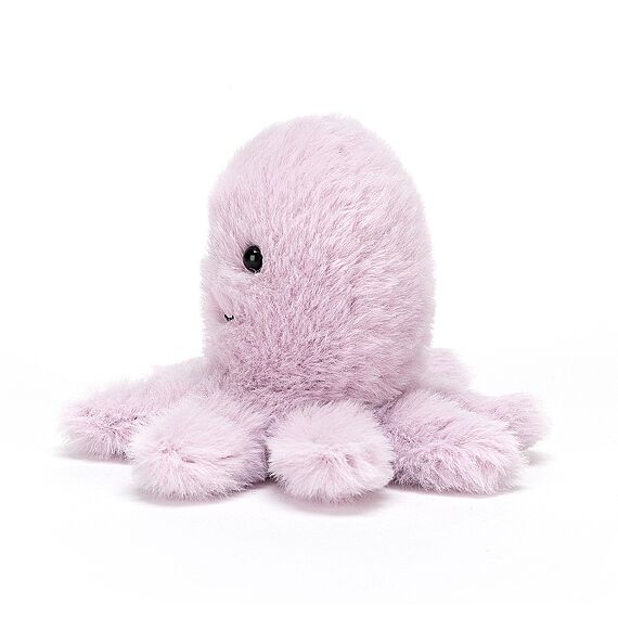 Knuffeltje Inktvis Fluffy Octopus - 8 cm