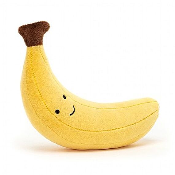 Knuffel Banaan Fabulous Fruit Banana - 17 cm