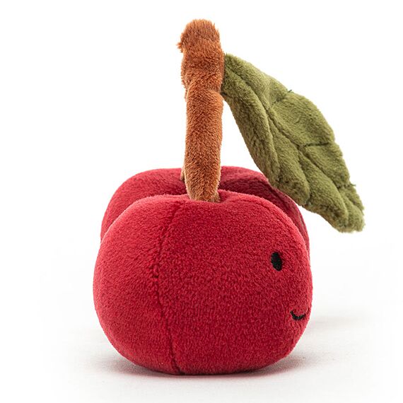 Knuffel Kersen Fabulous Fruit Cherry - 9 cm