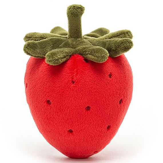 Knuffeltje Aardbei Fabulous Fruit Strawberry - 8 cm