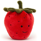 Knuffeltje Aardbei Fabulous Fruit Strawberry - 8 cm