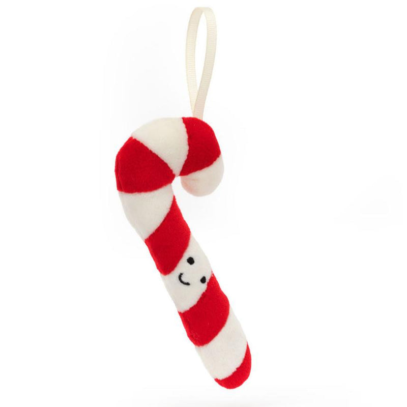 Hangende deco Festive Folly Candy Cane - 11 cm