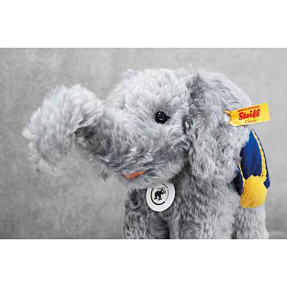 Knuffel Elefant Moh. Grau Stehend - 22 cm