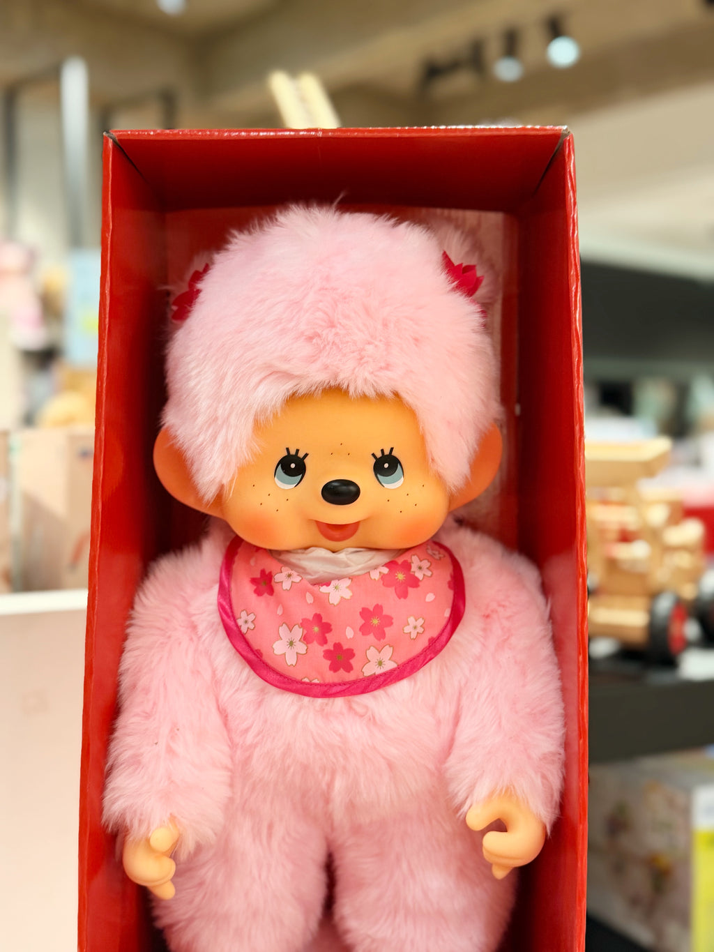Monchhichi Meisje Cherry Blossom - 45 cm