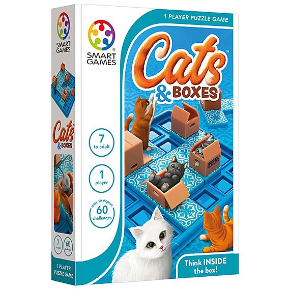 Puzzelspel Cats & Boxes - 60 Opdrachten