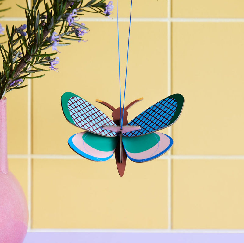 Hangende decoratie Lucky Charm - Grid Butterfly - Festive Collection