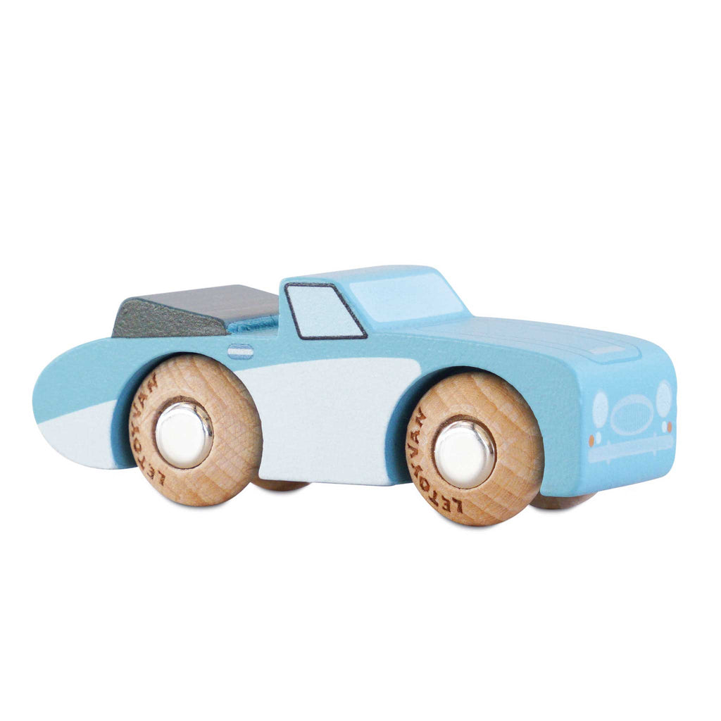 Houten auto Justin - nr. 1