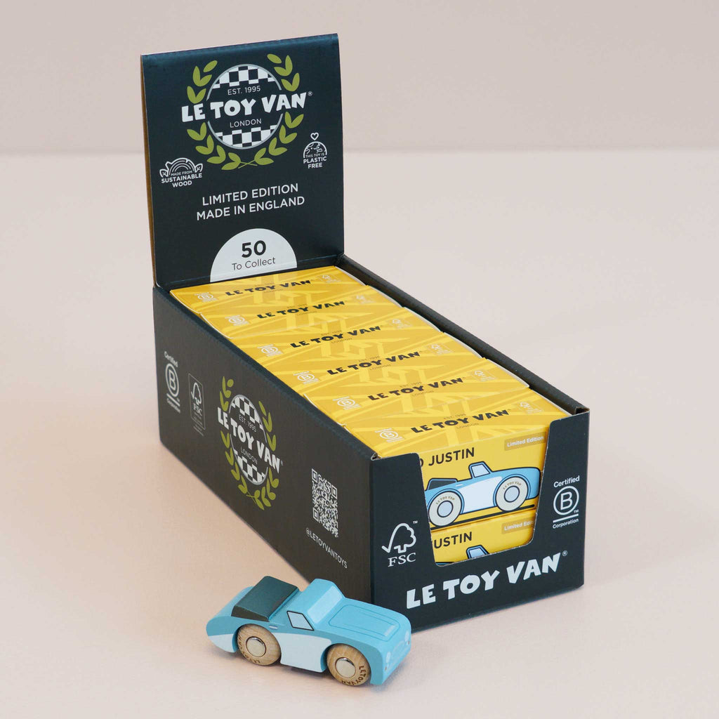 Houten auto Justin - nr. 1