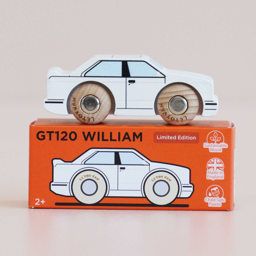 Houten auto William - nr. 21