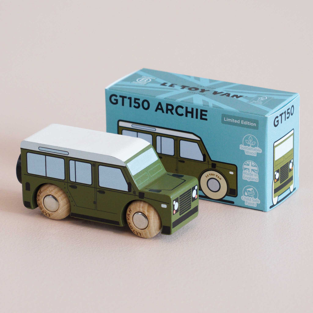 Houten auto Archie - nr. 27