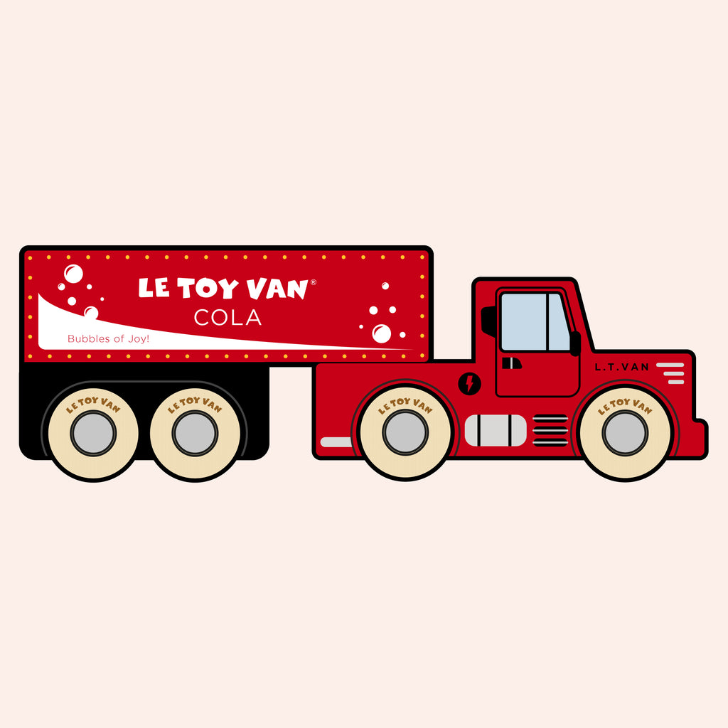 Houten vrachtwagen Toby - nr. 33