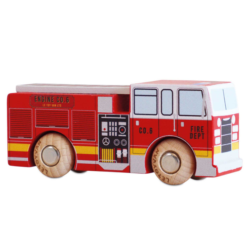 Houten brandweerwagen Quinn - nr. 44