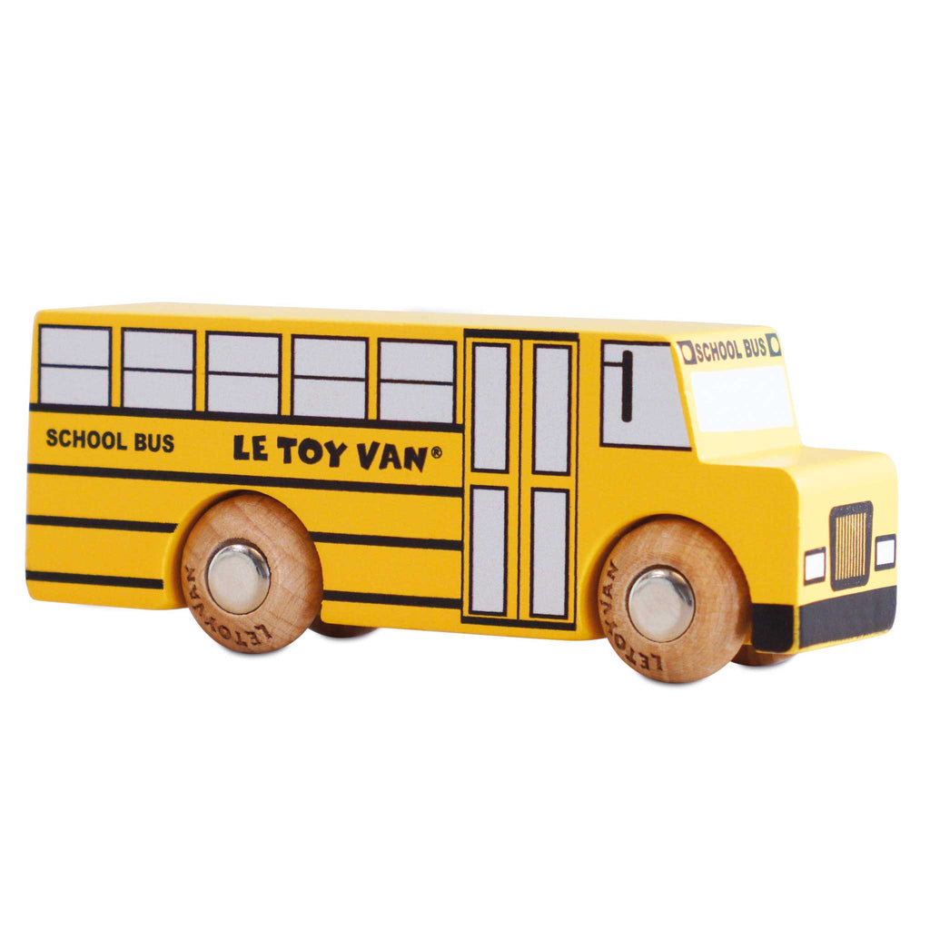 Houten schoolbus Rufus - nr. 47