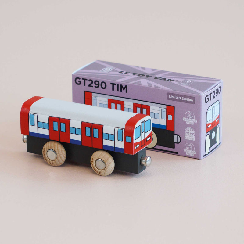 Houten treinwagon Tim - nr. 48