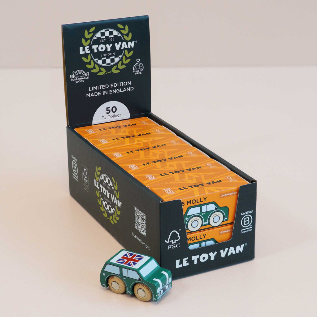 Houten mini-auto Molly - nr. 7