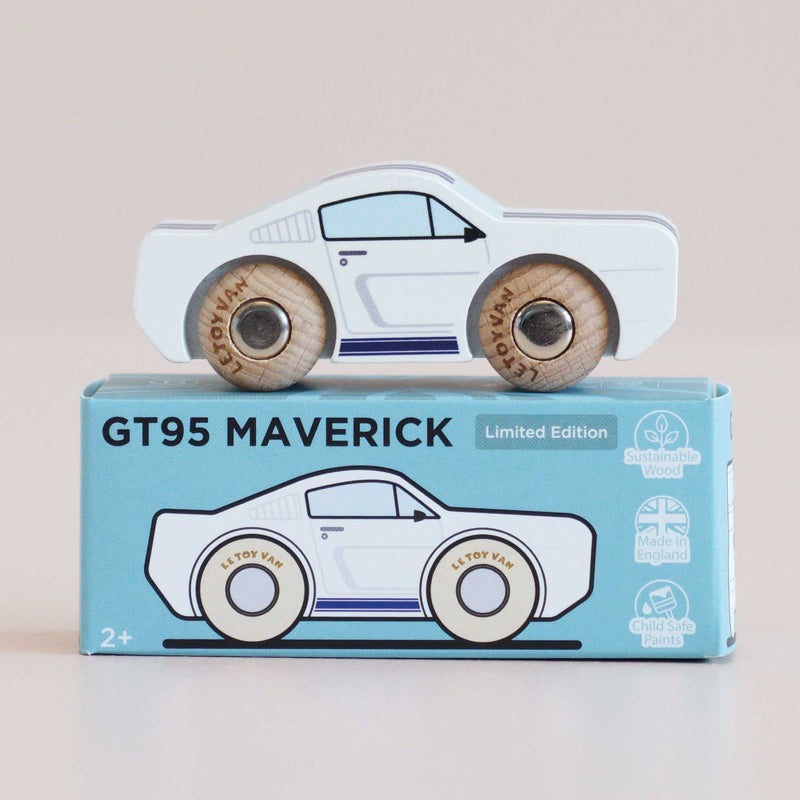 Houten auto Maverick - nr. 17