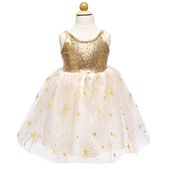 Verkleedjurk - Golden Glam Party Dress