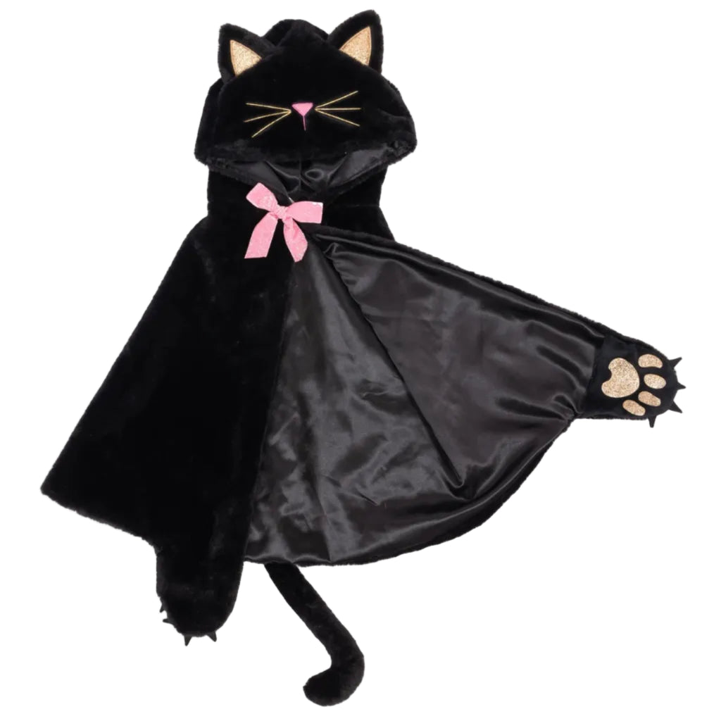 Zwarte verkleedcape Cat Cuddle Cape Black