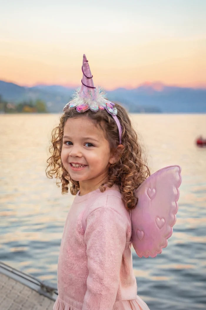 Verkleedvleugels en haarband Moonbeam Alicorn Headband with Wings Set - set van 2