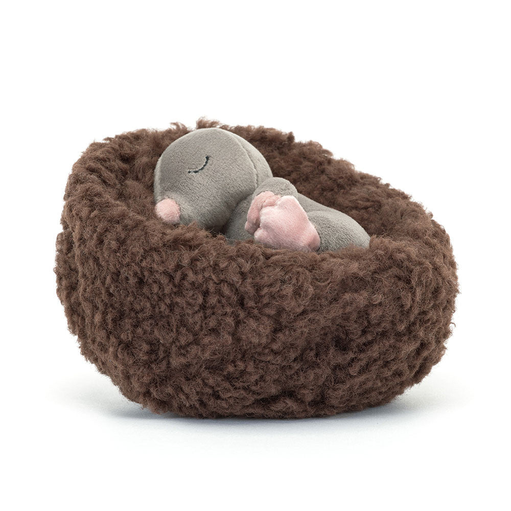 Knuffel Hibernating Mole - 9 cm