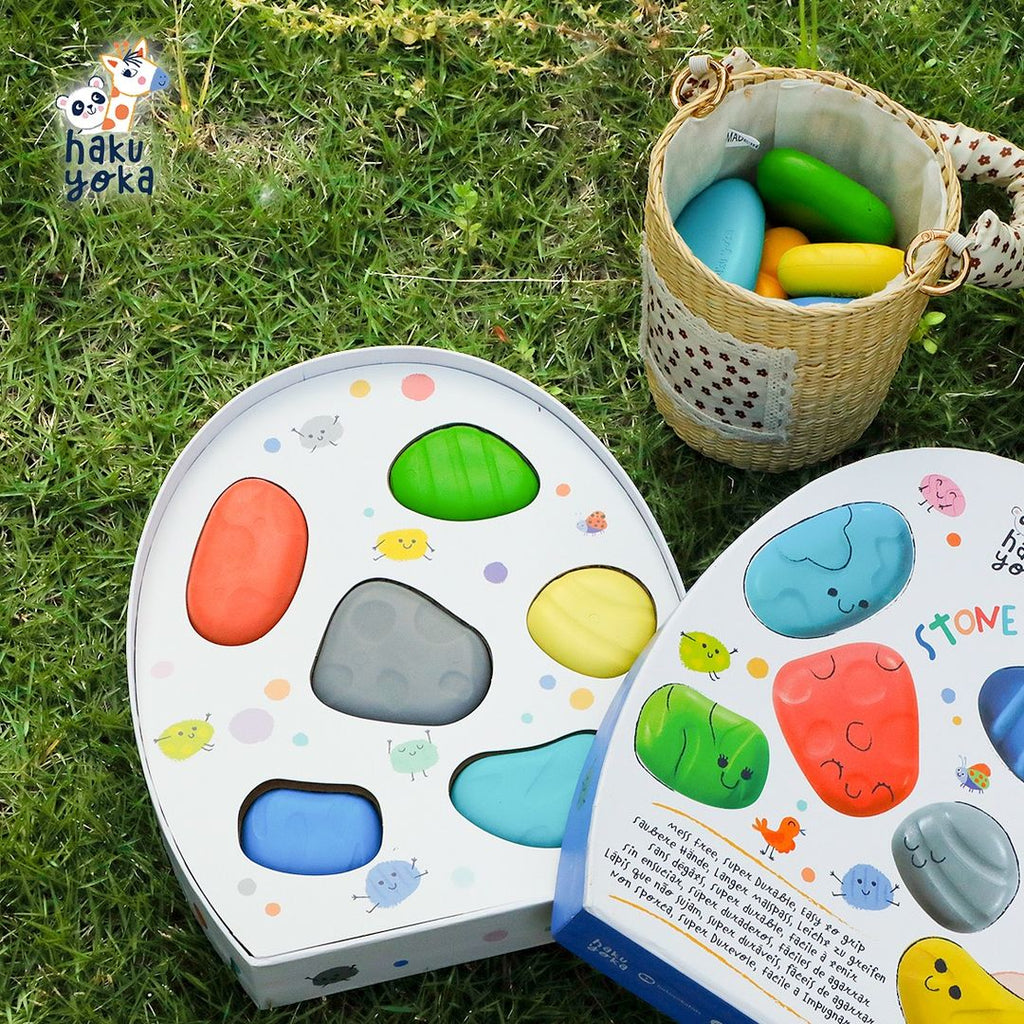 Waskrijtjes Stone Stack Crayons - set van 6