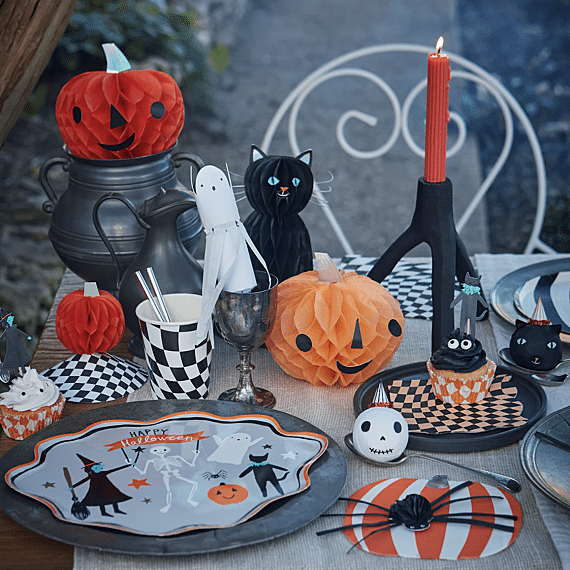 Set Van 8 Borden | Happy Halloween