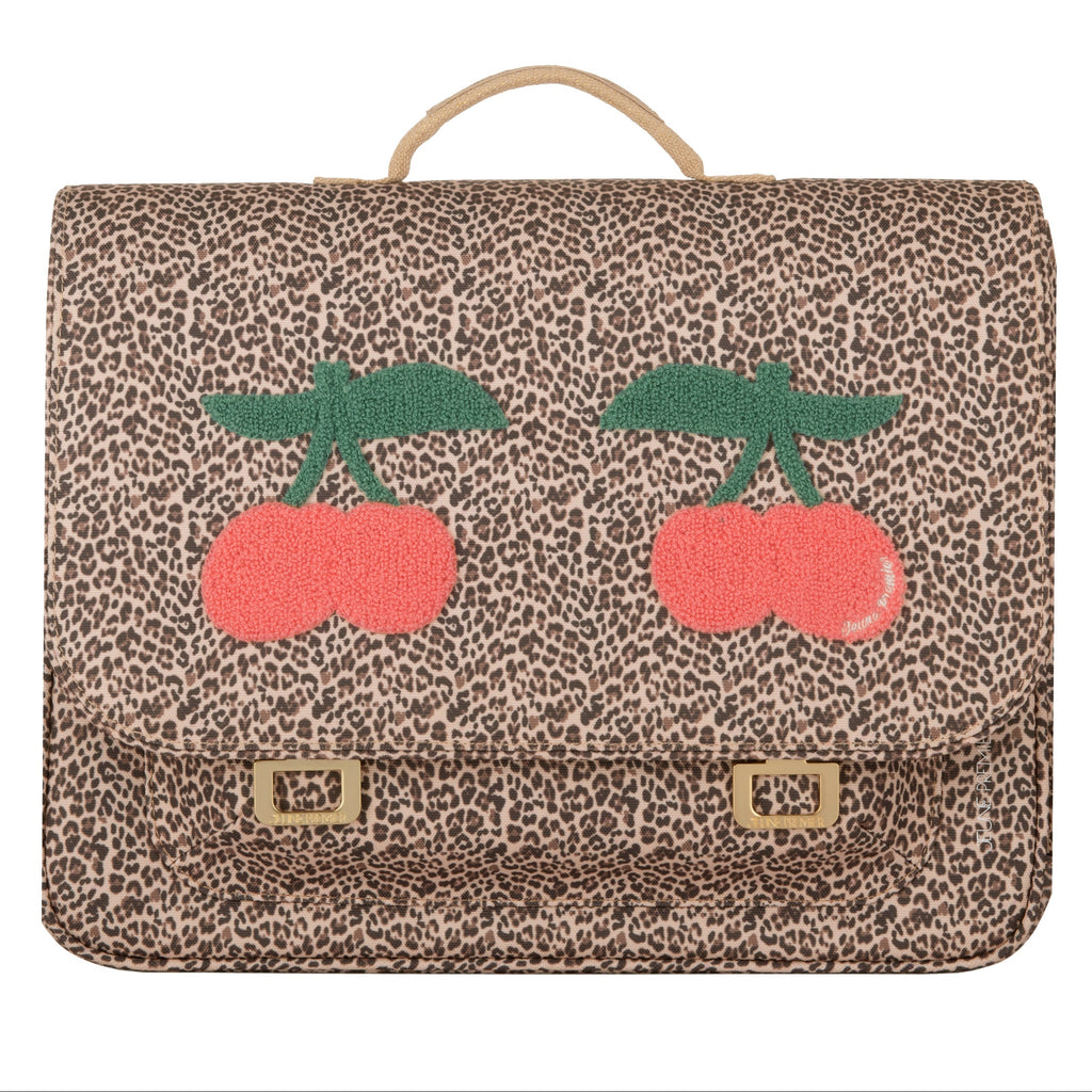 Cartable It Bag Midi - Leopard Cherry