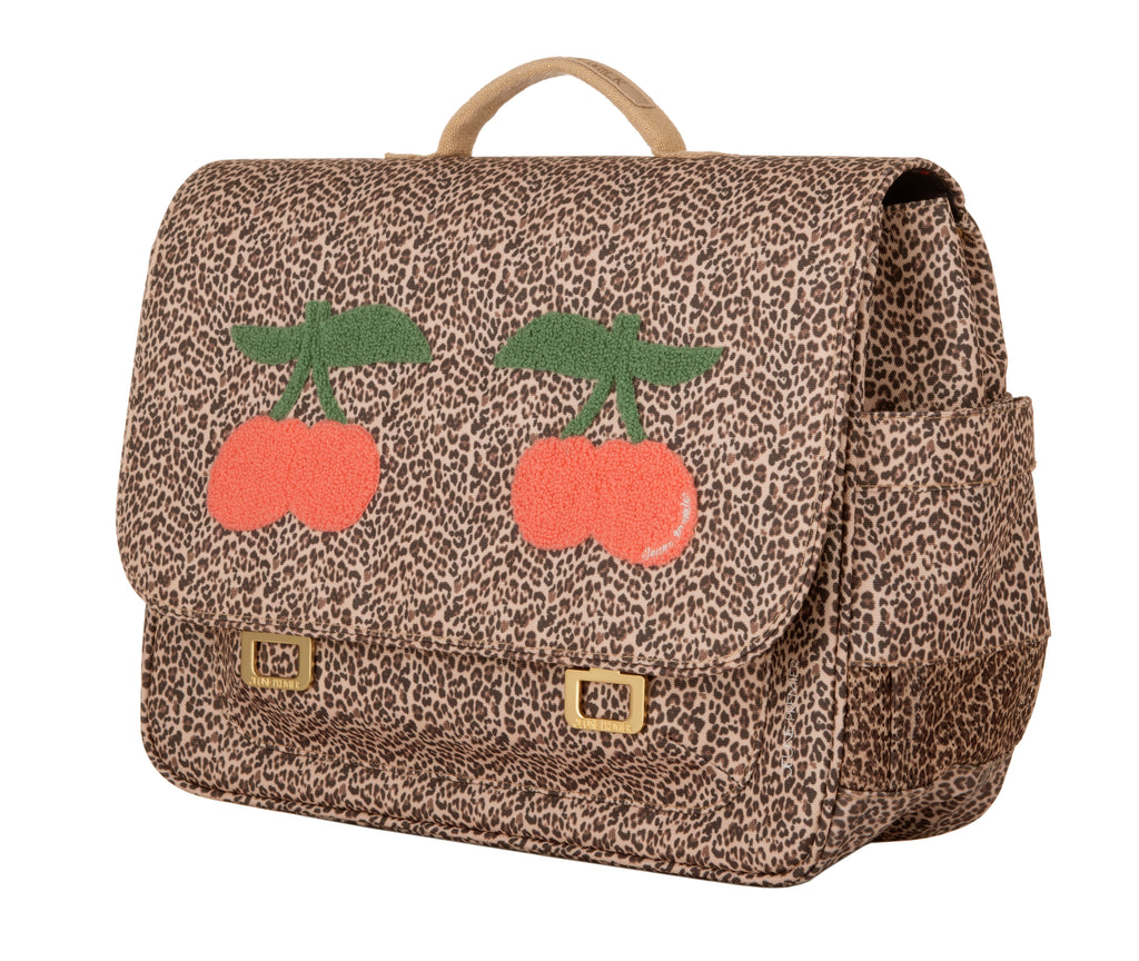 Cartable It Bag Midi - Leopard Cherry