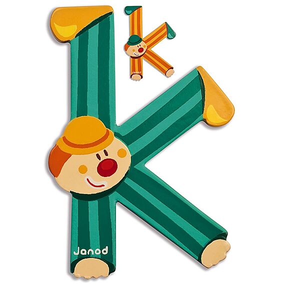 Houten Letter Clown - K