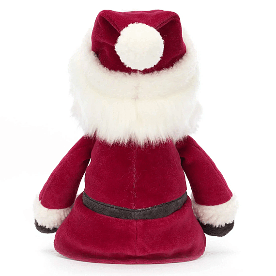 Kerstknuffel Jolly Santa Medium - 34 cm