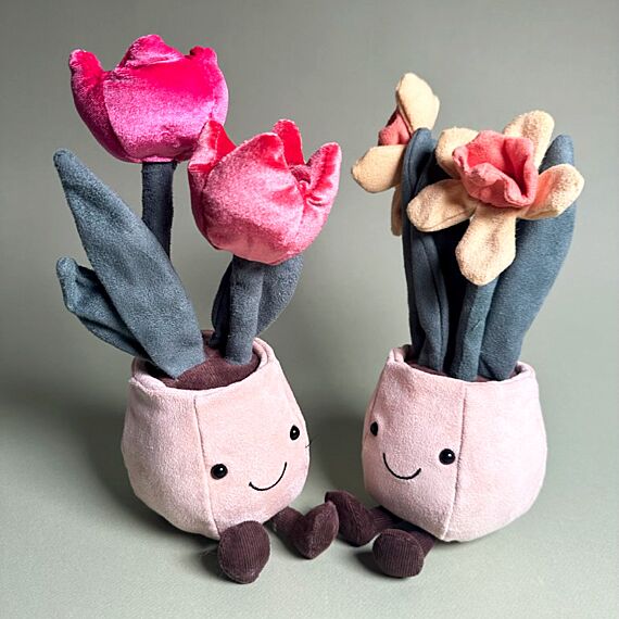 Knuffel Bloempot Amuseable Tulip Pot | 30 Cm